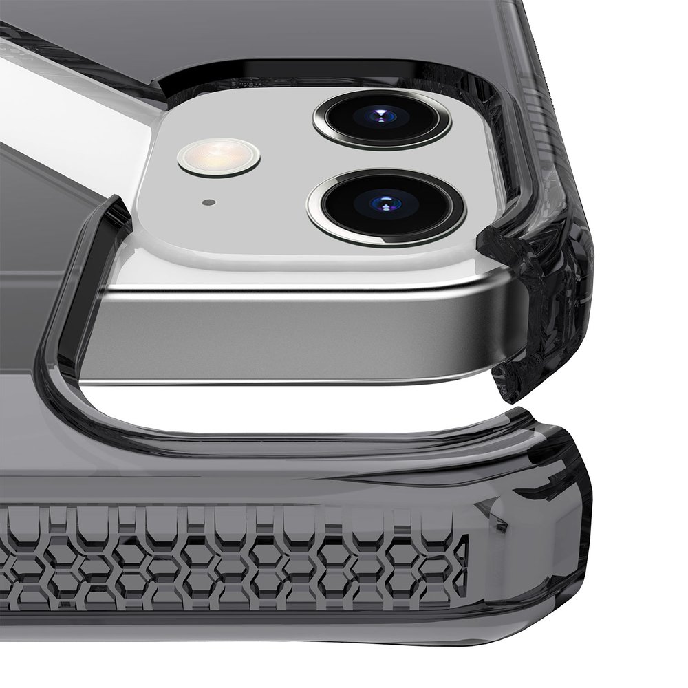 Антибак.чехол-накладка ITSKINS SPECTRUM CLEAR для Apple iPhone 12 mini (5.4) дымчатый